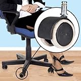Office Chair Floor Protectors - Felt Casters Pkg of 5