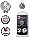 Team Golf NFL Chicago Bears Cap Clip With 2 Golf Ball Markers Golf Cap Clip with 2 Removable Double-Sided Enamel Magnetic Ball Markers, Attaches Easily to Hats