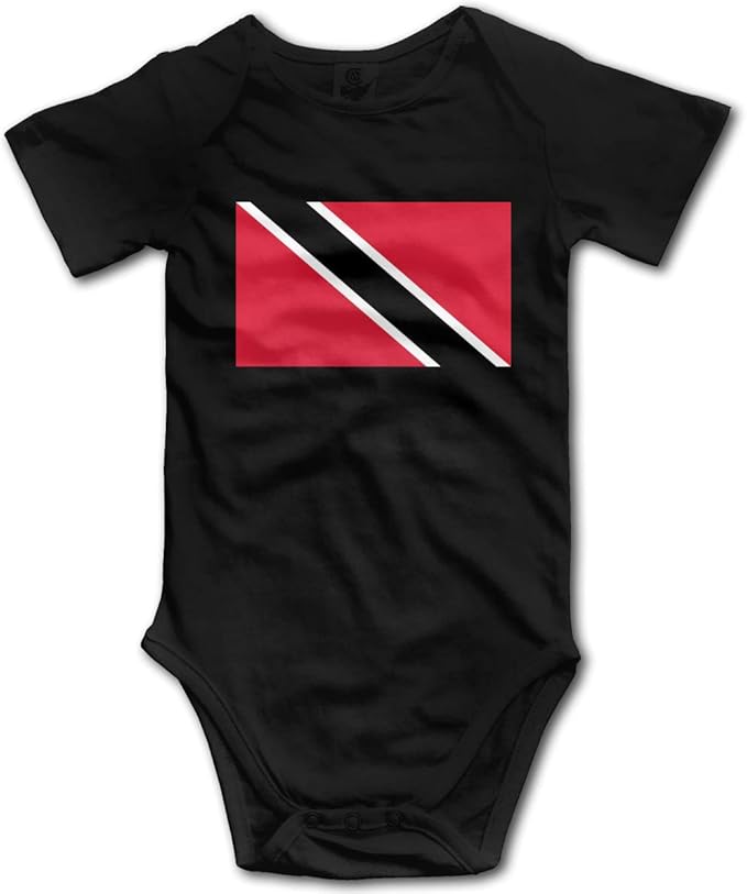 Trinidad and Tobago Flag 100 Cotton Baby Outfits Coveralls