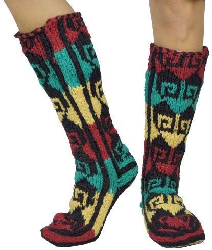Monkey Business Mukluks Wool Slipper Sox