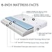 Comfort & Relax Memory Foam Mattress with Gel-infused AirCell Tech, Bamboo Fabric Cover, 8 Inch TWIN