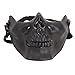 Skull Skeleton Airsoft Hunting Biker Ski Half Face Protect Gear Mask Guard (Black)