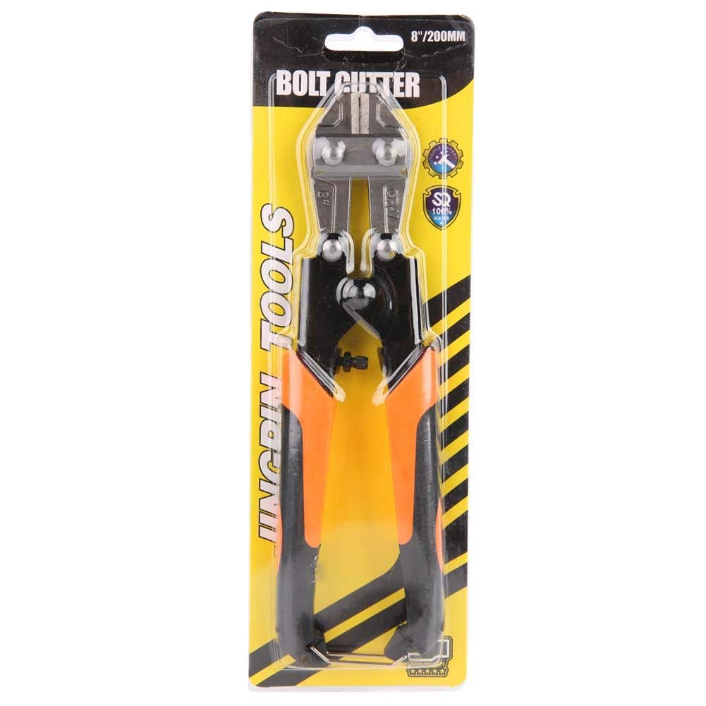 Mini-Bolt Cutter, 8inch Heavy duty Mini-Bolt Cutters Wire Cable Cutter Pliers Shear Cutting Tool,for Cutting Bolts, Chain, Threaded Rod, Wire and etc.