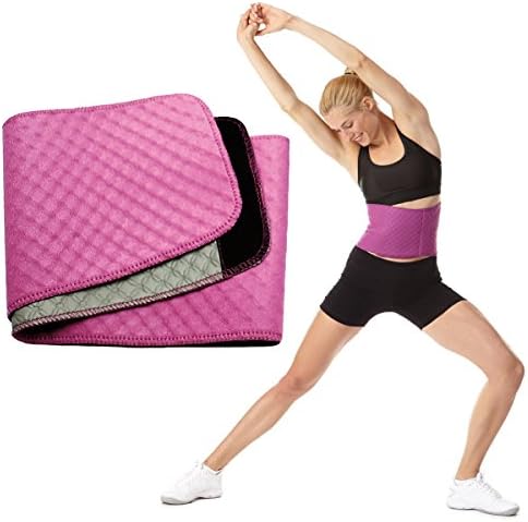 Sports Authority Women’s BodyFit Quilted Slimmer Exercise Belt By Waist Trimmer Weight Loss