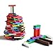 Alytimes 240pcs Authentic Basswood Standard Wooden Kids Domino Rally Building Kits Kids Game Play Racing Educational Toys for Children