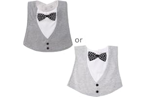 Psdndeww Bib Bow Tie Saliva Towel Absorption Bibs Burp Cloths Soft And Absorbent Cotton Made