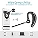 Bluetooth Headset,Candeo Hands Free Headset Wireless Business Bluetooth Earpiece with Noise Reduction for Cell Phone-Headset+Case