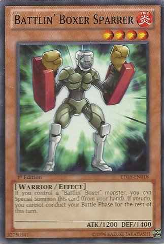Yu-Gi-Oh! - Battlin' Boxer Sparrer (LTGY-EN018) - Lord of the Tachyon Galaxy - 1st Edition - Common