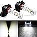 JDM ASTAR Extremely Bright High Power H10 9145 9140 9050 9155 LED Fog Light Bulbs, Xenon White