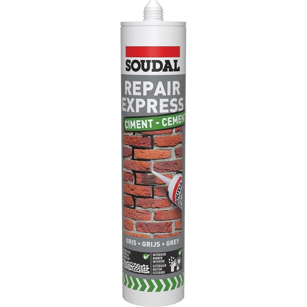 Soudal Repair Express Cement 290 ml Tube Beige Color