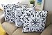 Floral Blue and White Howarmer Cotton Canvas Decorative Throw Pillows Cover Set of 4 Accent Pattern Navy Bllue 18x18-inch