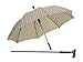 Drive Medical T Handle Umbrella Cane, Tan Plaid