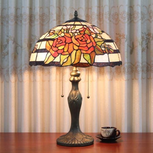 Tiffany 16-inch Rose table lamp bedroom lamp bedside lamp