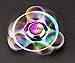 CellPRO Fidget Spinner - 5 to 8 Minutes Spinning Time - Fidget Toy Anti Stress Anxiety ADHD (Rainbow)
