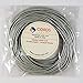 cords craft 1.5mm Round Leather Cord Leather String Metallic Color for Jewelry & Craft Making Bracelet Necklace Beading, 10 Meters / 10.93 Yards (Metallic Grey)