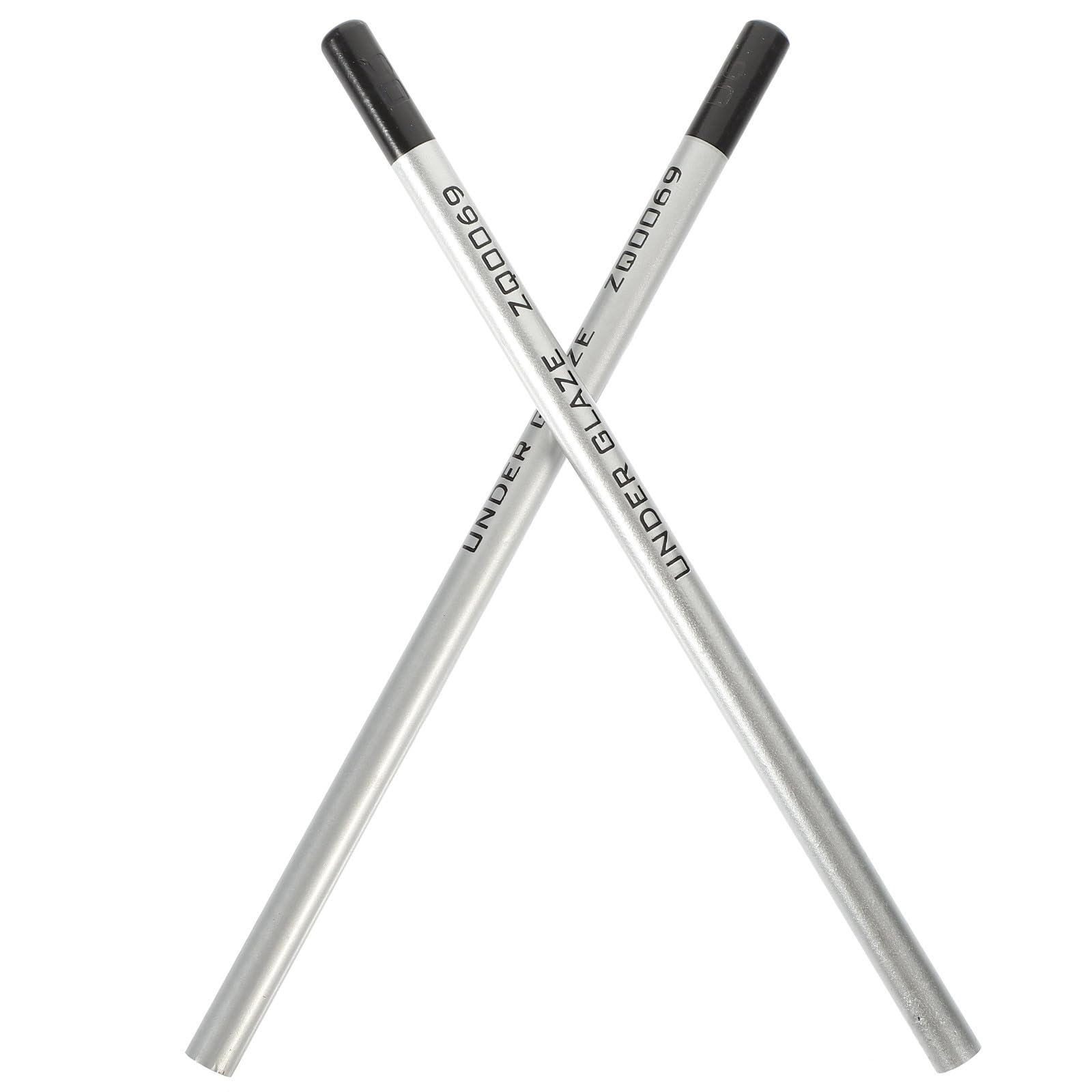 VICASKY 2pcs Underglaze Pencil Pottery Decorating Pigment Pencils Fabric Marking Pencil For Stoneware Pottery Glass And Under Ceramic Projects