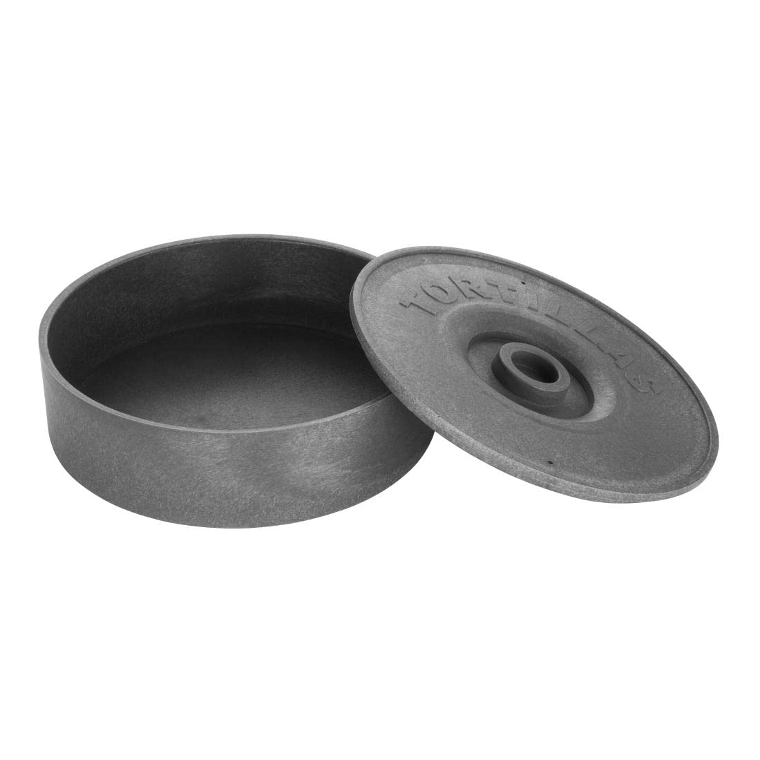 Olympia Plastic Round Tortilla Holder in Grey 215mm - Durable, Easy to Clean, Stylish, Home Hotel Restaurant Café Tortilla Display Serving Container