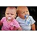 BooginHead - PaciGrip Pacifier Clip and Pacifier Holder with Universal Loop - Seattle Chevron, Blue, Gray, and Black