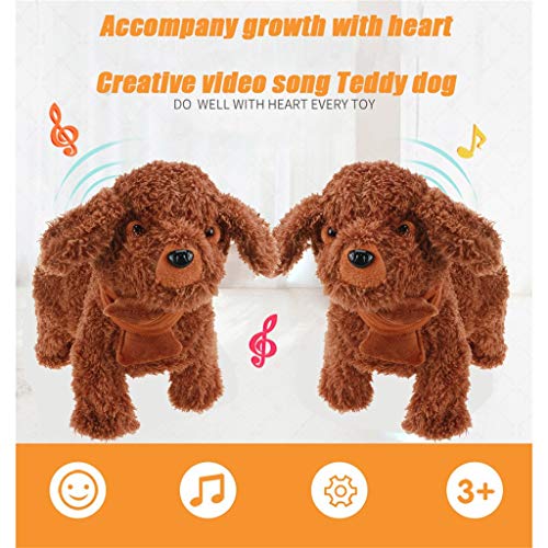Realistic Teddy Dog Lucky, for Kids, Newest Realistic Figure Toy Dog