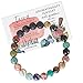 Subherban Essential Oil Lava Rock Diffuser Bracelet - Handmade in The USA - Aromatherapy Gemstone Bracelets for Women - Relaxation Gift for Women
