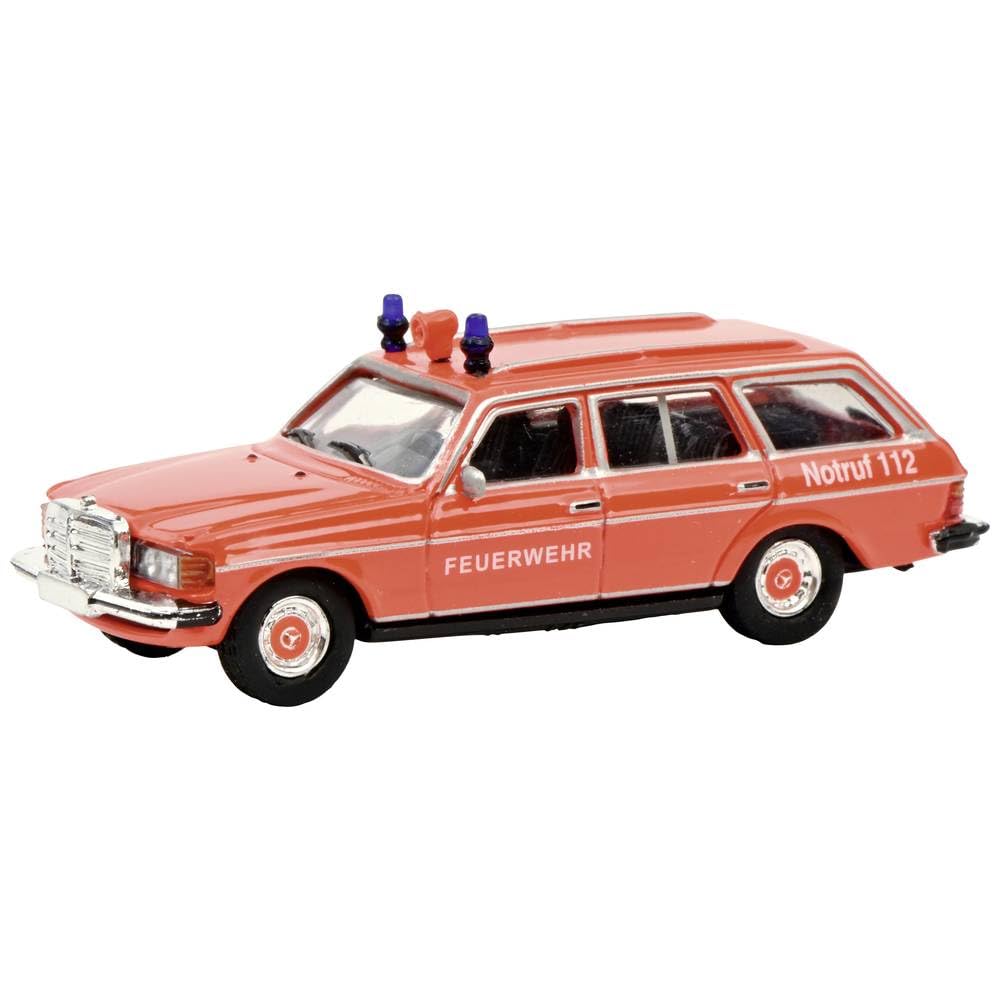 Schuco 452669000 MB 240TE Fire Brigade 1:87, Multi-Coloured