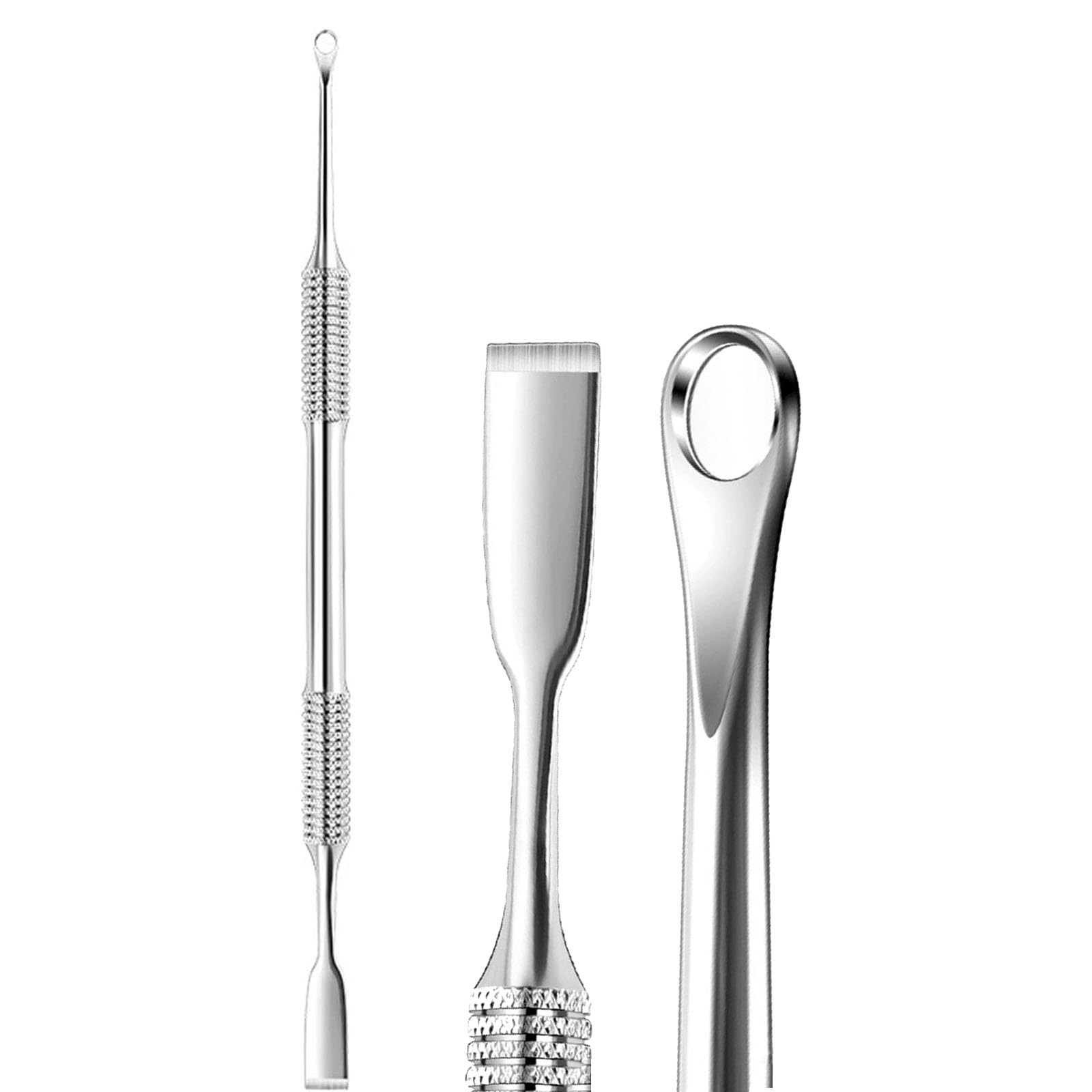 Wjelet 2-in-1 Loop Manicure Cuticle Pusher,Substitute for Staleks Pro Expert 51 Type 1,Straight Flat & Loop Design, Manicure Pusher Model PE-51/1 for Professional Nail Care
