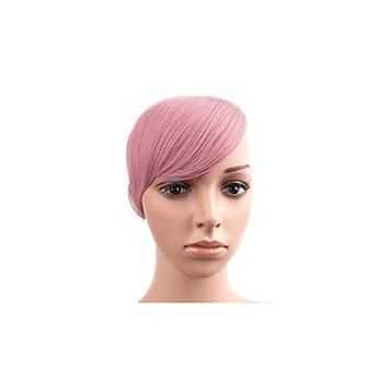 Amazon Com Real Thick Natural Bang False Hair Bangs Blonde Blue