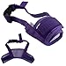 Bluecookies Dog Breathable Mesh Nylon Muzzles with Adjustable Velcro, Large, Purple