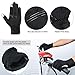Vbiger Outdoor Cycling Driving Warm Touchscreen Gloves (Black 2, L)