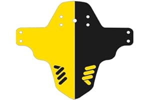All Mountain Style AMS Front Mudguard – Fits 26’’,27.5’’,29’’, Yellow/Black