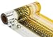 Decorative Craft Masking Washi Tape (Set of 12 Rolls) - Gold Black and Silver Japanese Paper Tape - By United Tapes