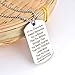 danjie Meaningful Dog Tag Necklace for Boy and Men,to My Grandson from Grandpa and Grandma Stainless Steel Necklace Inspirational Gifts for Grandson Jewelry (Nkc019, Stainless-Steel)