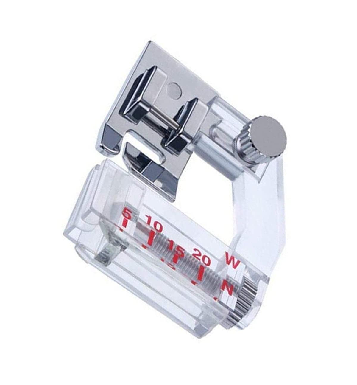 Bessy shop Sewing Machine Presser Foot,5mm to 20mm Adjustable Bias Binder Foot Universal Ruler Foot Fits for Low Shank Sewing Snap-on Brother, Singer,Janome, Kenmore, Babylock.