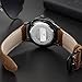 Watch VOEONS Mens Watches Brown Leather Classical Casual Clearance Wrist Watch for Men
