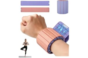 Spopal Magnetic Wrist Weights (1 Pair 2.2Lbs),Silicone Adjustable Ankle Weights Straps,Skin-Friendly Ankle and Wrist Weight f