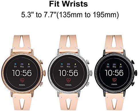 TRUMiRR Reemplazo para Fossil Gen 4 Q Venture HR Correa de Reloj ...