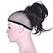Aimole Synthetic Ponytail Claw Clip-on Straight Wig Short Extensions Hair Hairpiece(2-Darkest Brown)