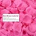 BESKIT 3000 PCS Non-Woven Fabric Artificial Rose Petals for Wedding Flower Decoration (Pink)