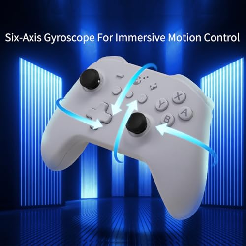 GuliKit KK3 Wireless Controller For PC/Windows/Switch/Switch 2/Steam Deck/Android, Hall Effect Analog Triggers & TMR Joysticks Ergonomic Switch Controllers, 23 Hours Rechargeable Battery/6 Axis Gyro