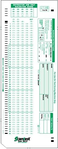 SCANTEST-100 N E, 882-N-E Compatible Test Forms (100 Sheet Pack)