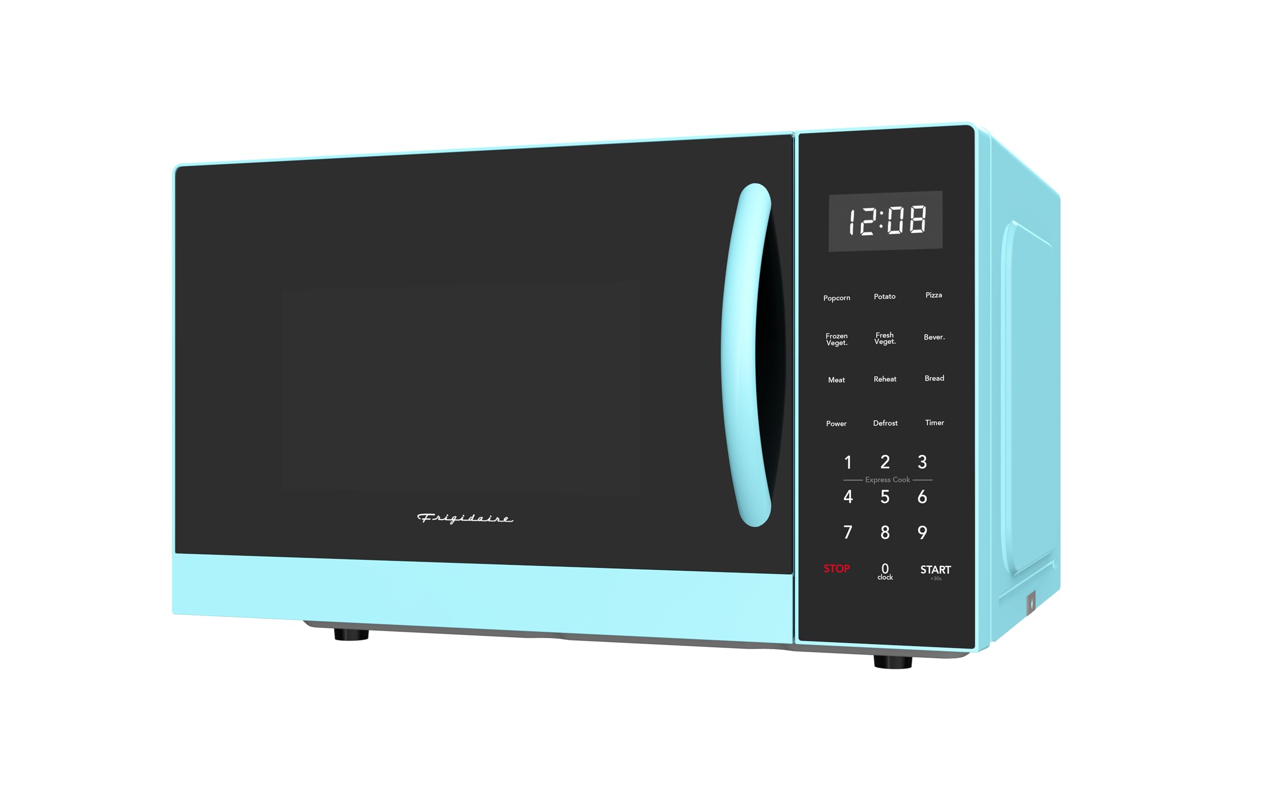 Photo 1 of *PARTS ONLY/SELLING AS IS* *Scratched*  FRIGIDAIRE 0.9-Cubic Feet Microwave Oven with Oversized Display, Blue