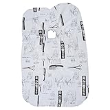 Barber Gown - TOOGOO(R) Hair Salon Cape Haircut Barber Gown Hairdressing Apron Hairdressing Supplies Black+White