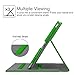Fintie iPad 9.7 2018 2017/iPad Air 2/iPad Air Case - [Corner Protection] Multi-Angle Viewing Folio Cover w/Pocket, Auto Wake/Sleep for Apple iPad 6th/5th Gen, iPad Air 1/2, Green
