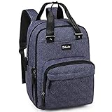 Diaper Bag Backpack Large Capacity Nappy Baby Bags with Insulated Pockets and Changing Pad Waterproof Unisex Travel Back Pack for Mom and Dad Blue
