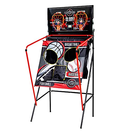 Lancaster 2 Player Electronic Scoreboard Arcade 3 in 1 Basketball Sports Game - Thumbnail 5