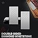 Knife Sharpening Stone, 600/1200 Grit Double sided Plate Diamond Coated Whetstone Sharpener Honing Stone With Non-slip Holder