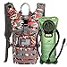 SHARKMOUTH Tactical Molle Hydration Backpack - Small Military Hydration Pack with 2L Water Bladder - Insulated Water Backpack for Hiking Running