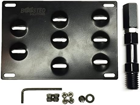 Adjustable Front Bumper Tow Hook License Plate Mounting Bracket Holder For BMW F30 F31 F10 F11 F25 F15