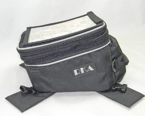RKA Motorcycle Luggage Tankbag 13.0 liter 4 Point Expandable Pine Flat Tankbag