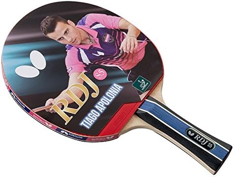 Amazon.com : Butterfly RDJ S5 Table Tennis Racket - ITTF Approved Ping Pong Paddle - Ping Pong Racket with Thick Sponge For More Speed : Sports & Outdoors